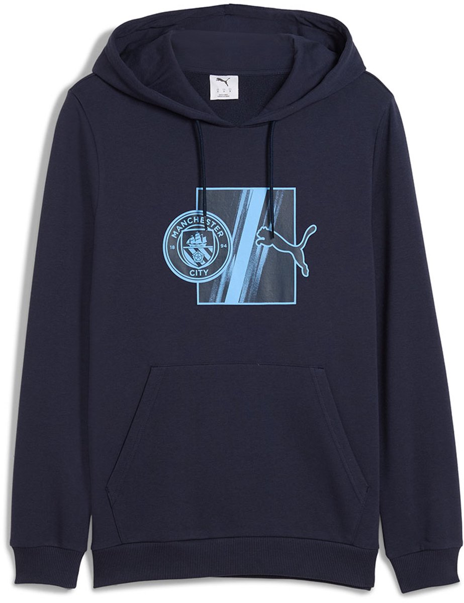 Puma Manchester City Fc Football Culture 25/26 Hoodie Blauw M Man