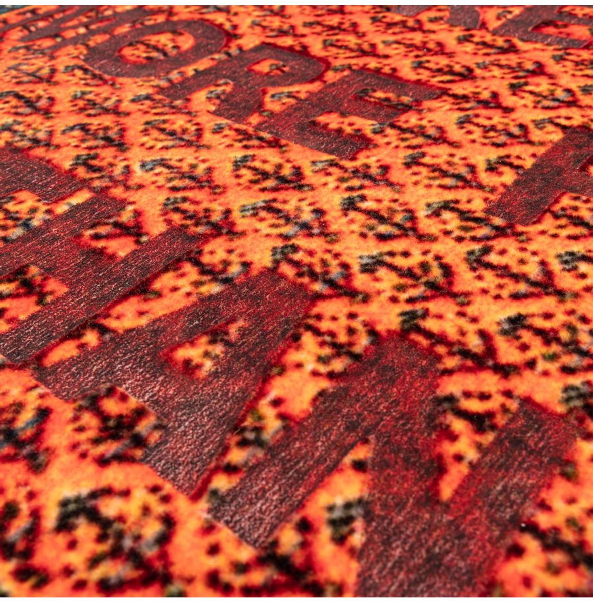 TAPPETO IN POLIESTERE BURNT CARPET #5-DIVERSITY CM 80X120 SELETTI