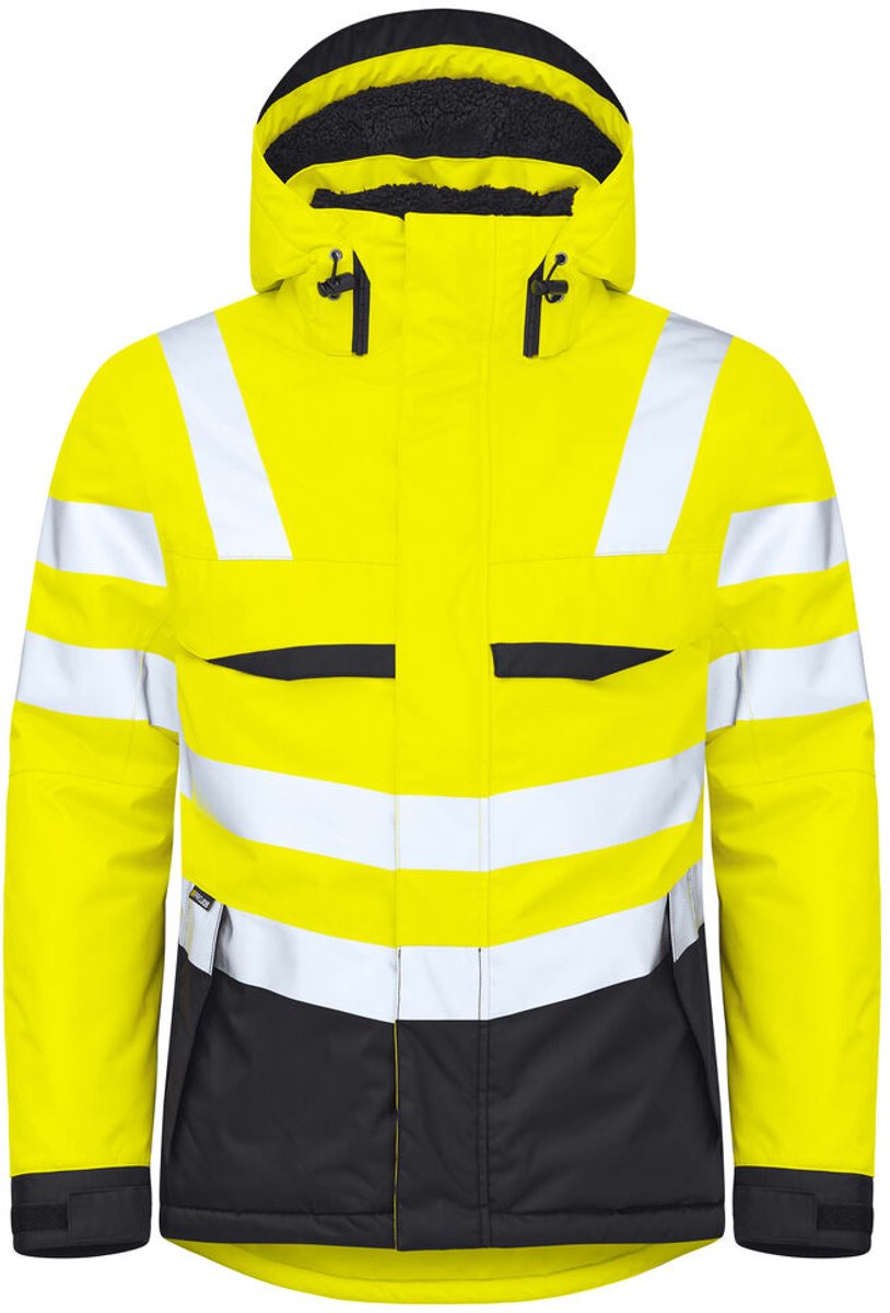 ProJob 6425 FUNCTIONAL JACKET, PADDED EN ISO 20471 CLASS 3 646425 - Geel/Zwart - L