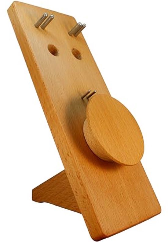 Hoofdtelefoonstandaard, houten hoofdtelefoonhouder, U-vormig, universele basis, duurzaam, antislip, milieuvriendelijk, voor bekabelde of draadloze hoofdtelefoon (Betulle