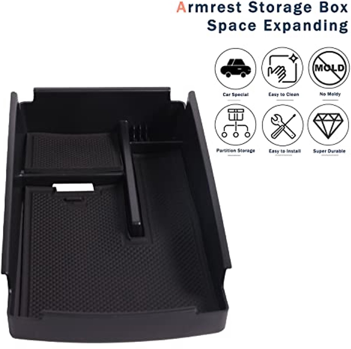 Opbergdoos voor Middenconsole - Organizer en Secundaire Opslag voor Volkswagen CC