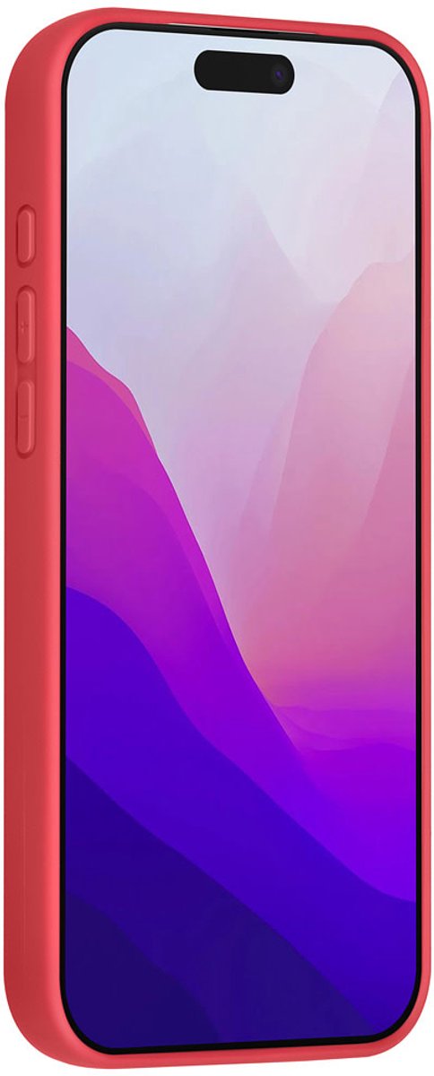 TUNIQ Back cover - iPhone 17 Pro Max - Cherry Rood - MagSafe met Ring Stand