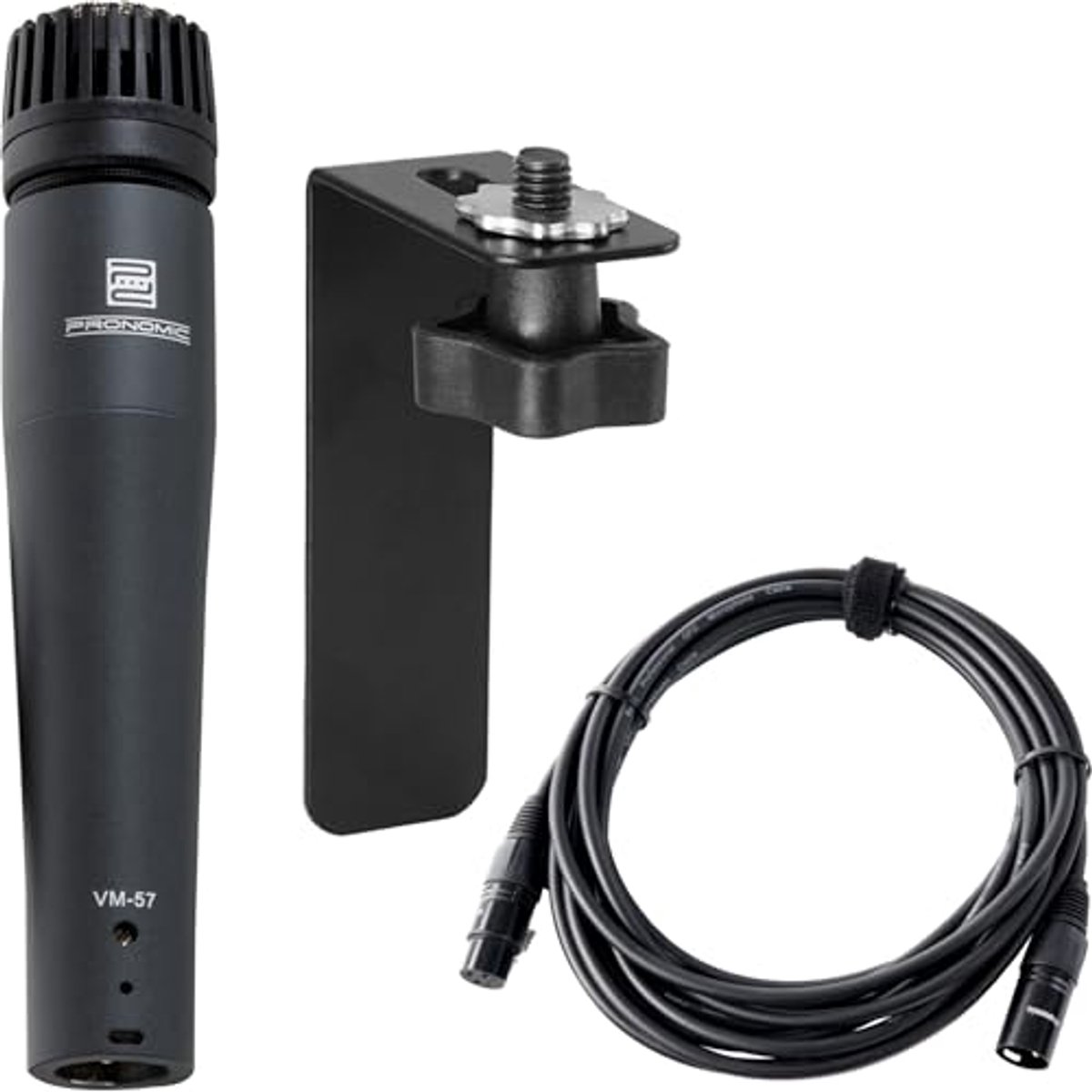Professionele Cajon Microfoonset met Standaard en Kabel - Ideale Versterking voor Optredens en Oefeningen