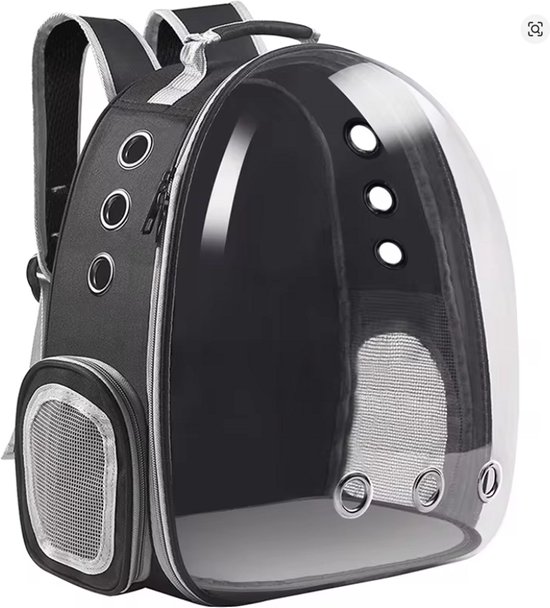 Lichtgewicht Bird Carrier Bird Travel Carrier Papegaaiendrager Transparante, ademende vogelkooi Papegaai uit rugzak voor eenvoudige reiniging