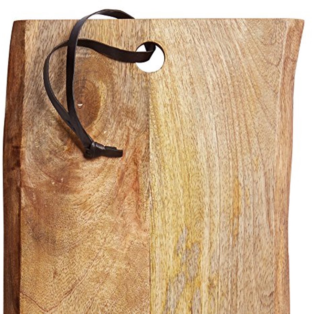 Grote Rustieke Houthak/Serveerplank van Mango 23 x 50 cm - Bruin