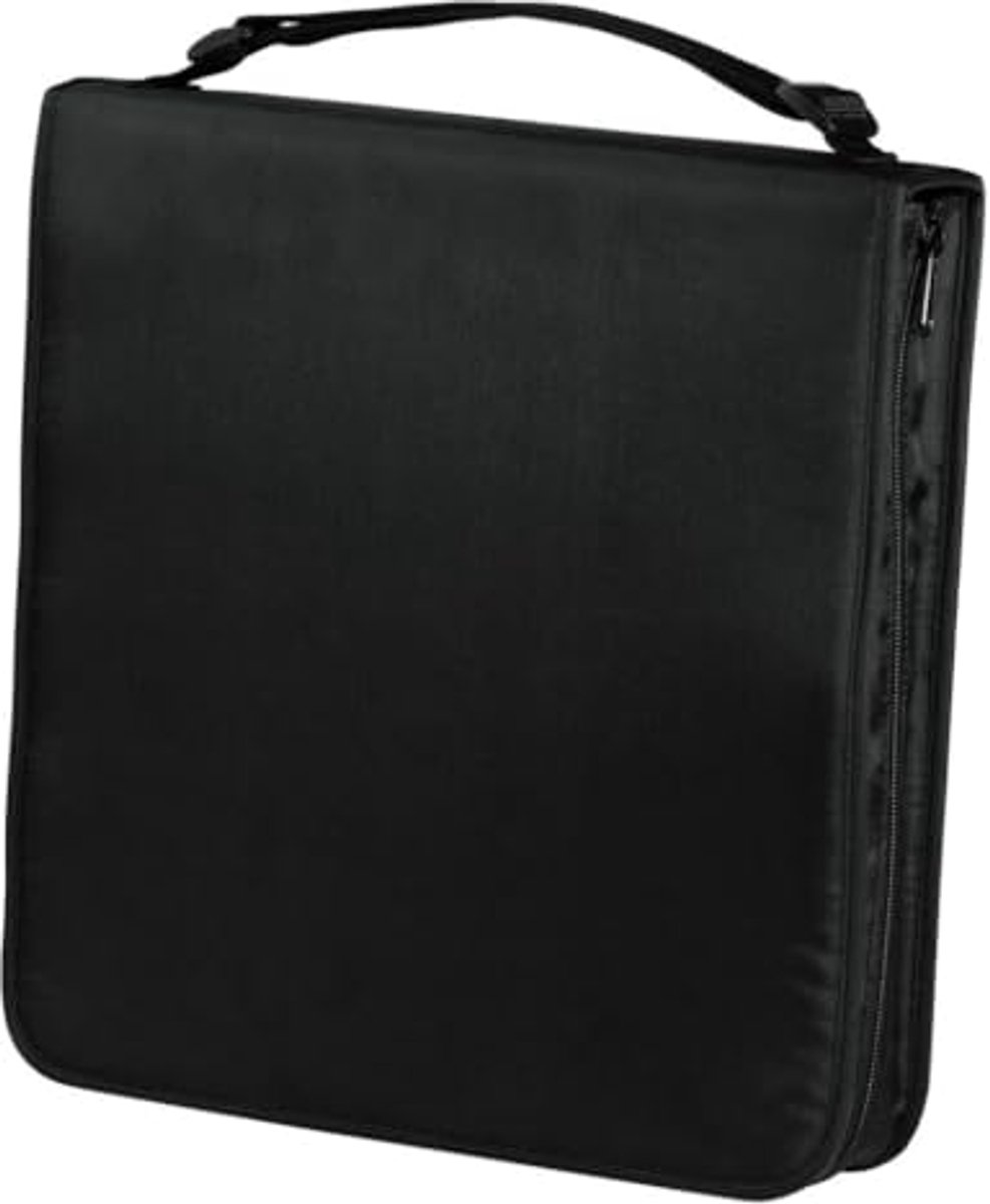 Tas voor 160 CD's, DVD's en Blu-rays - Zwart - Ideaal voor Transport