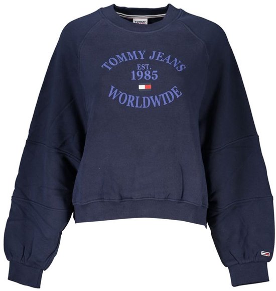 Tommy Hilfiger Blauwe Katoenen Sweater Voor Dames bol