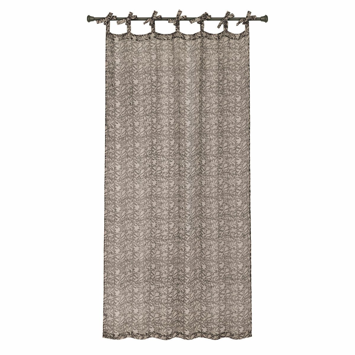 Loberon Gordijn Ziradayn zwart/beige