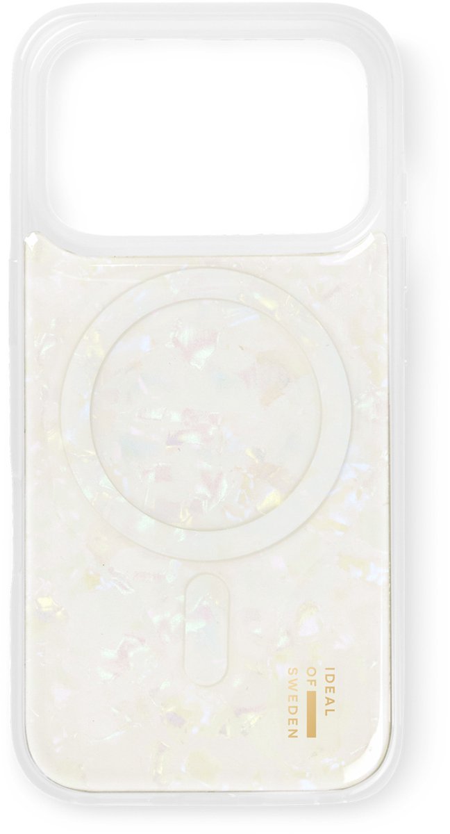 iDeal of Sweden Pearlised geschikt voor MagSafe Case geschikt voor iPhone 17 Pro - White
