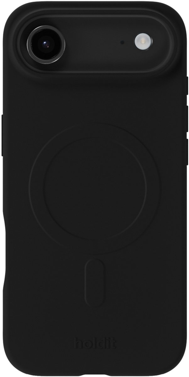 Holdit Soft geschikt voor MagSafe Case geschikt voor iPhone Air - Zwart