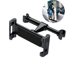 Syllio Luxe Tablet Houder Auto - Hoofdsteun - Telefoon Houder Auto - Universeel - 360 Graden Draaibaar - IPad Houder Auto