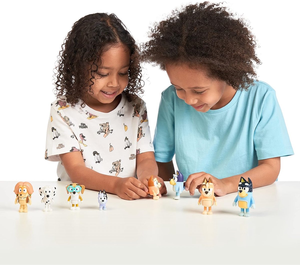 BLUEY - 8 Speelfiguren Familie & Vrienden - Speelfigurenset — afbeelding 11