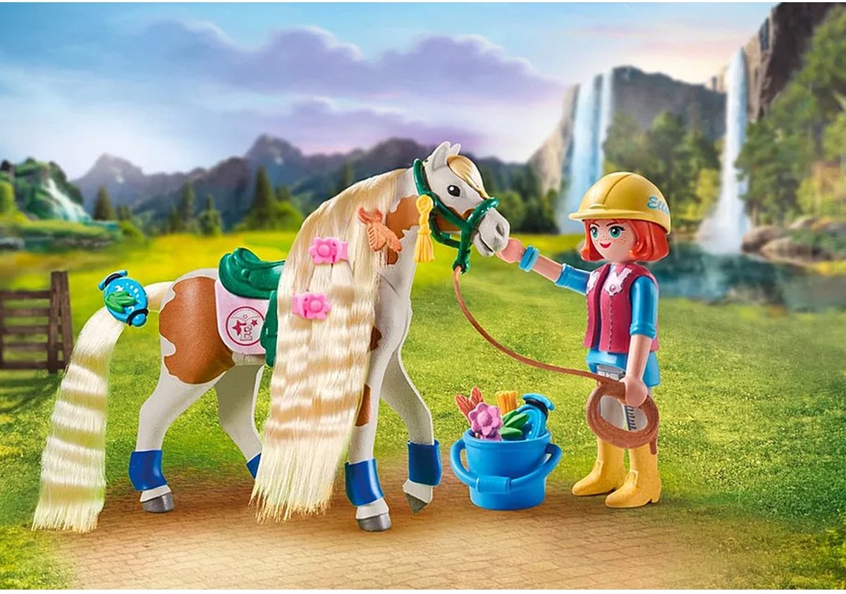 PLAYMOBIL Horses of Waterfall Ellie met paard - 71639 — afbeelding 3