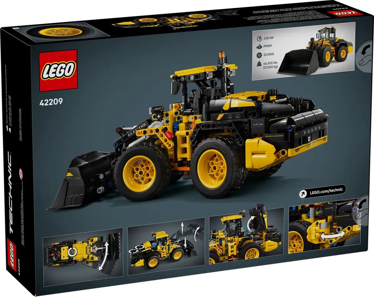 LEGO Technic Volvo L120 Electric Wiellader Speelgoed Set - 42209 — afbeelding 26