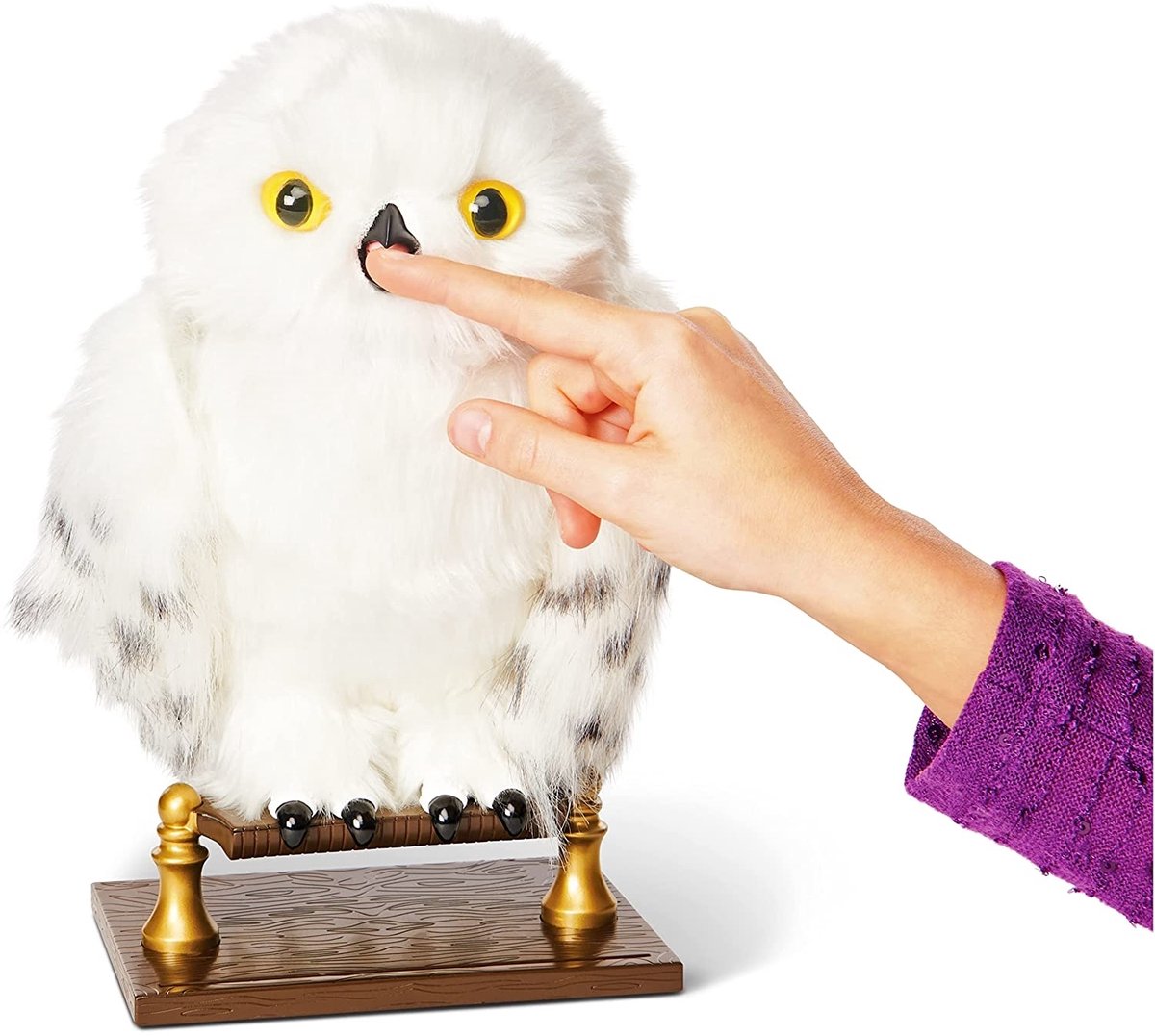 Harry Potter - Interactieve Uil Hedwig - 27cm - Met Geluiden en Bewegingen — afbeelding 3