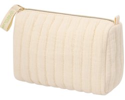 Toilettas / Etui van Gerecycled Katoen – Gewatteerd Desig...