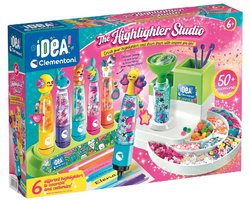 foto van Clementoni iDea - Markeerstiften Creatiestudio - Knutselpakket vol Accessoires - Kawaii Markeerstiften - Het Creatieve Cadeautje - Vanaf 6 jaar