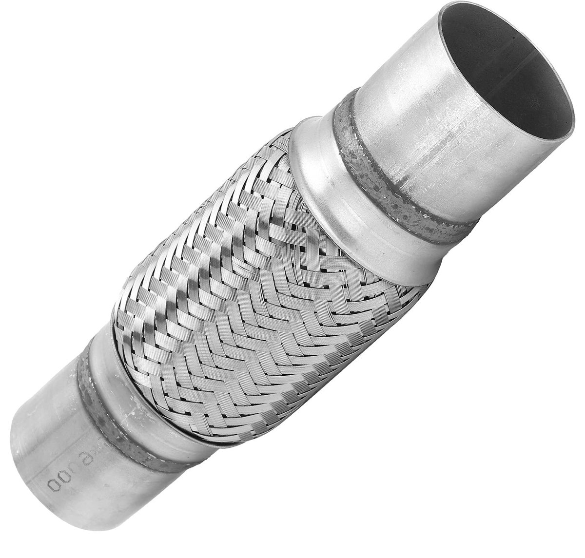 Dubbel Gevlochten Flexibele Buis 57 x 250 mm - Roestvrij Staal voor Off-Road Auto's