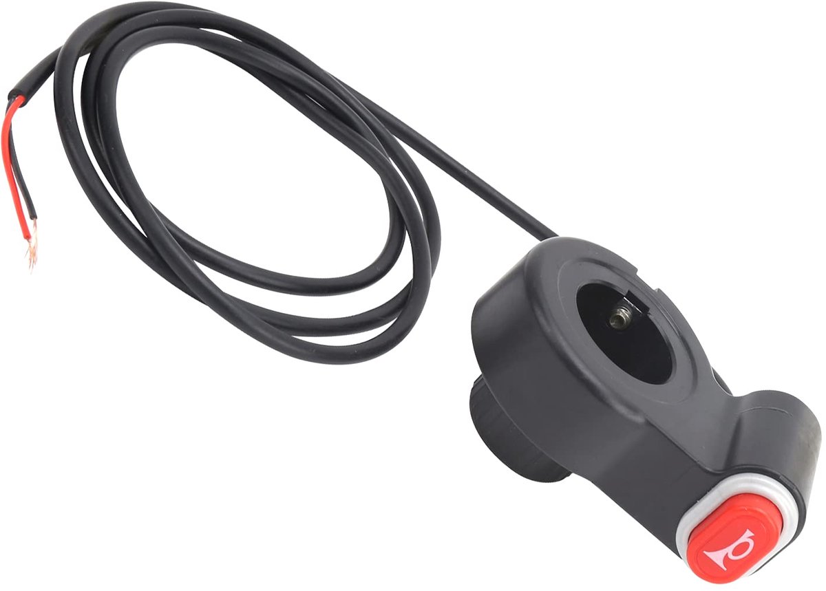 Motorstuurschakelaar Claxon 22 Mm - Universeel - Stevig ABS Materiaal