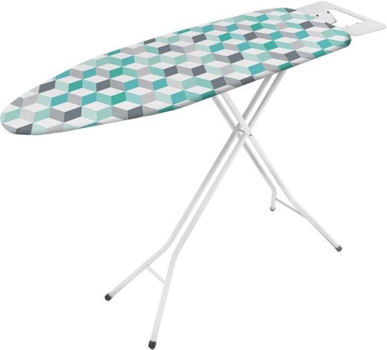 Tomado Metaltex Kuma Table à repasser - Surface de repassage 110x34cm - Réglable en hauteur