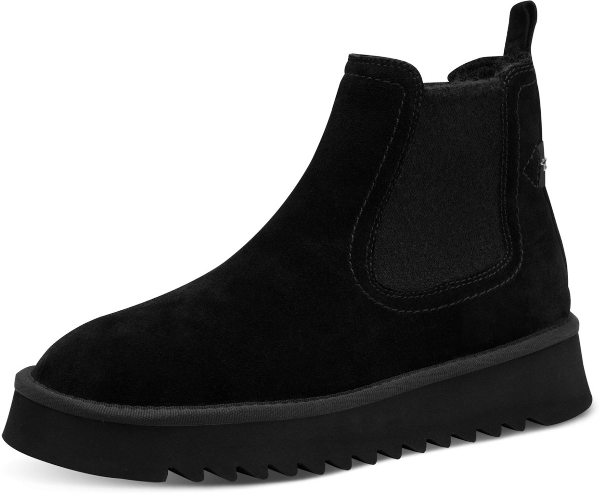 Tamaris suède chelsea boots taupe