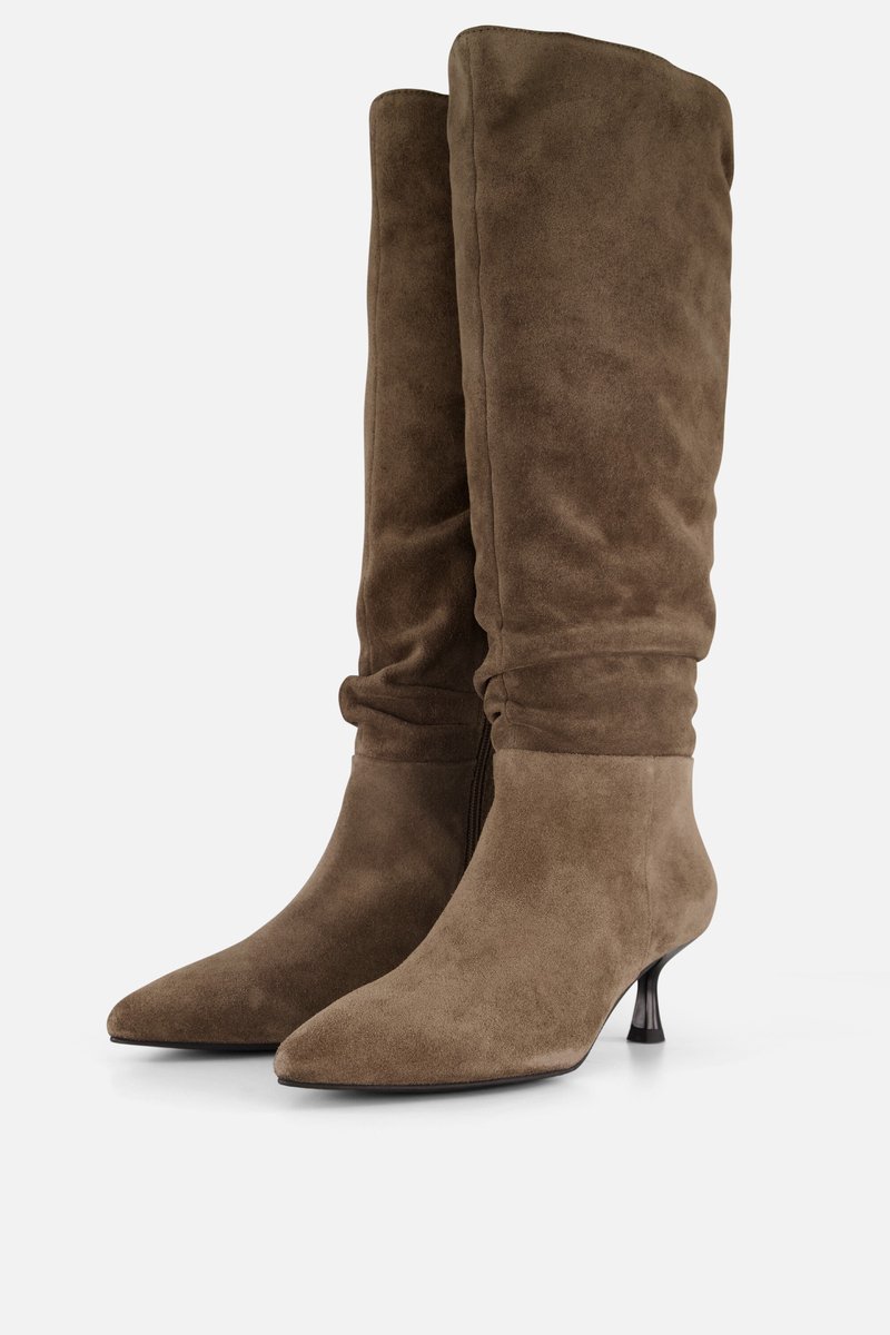 Linea Zeta Hoge laarzen taupe Suede - Maat 36