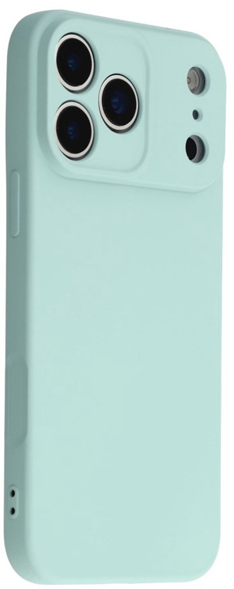 Amorus Hoesje - Geschikt voor iPhone 17 Pro Hoesje - Amorus Colour TPU Back Cover - Mint Green
