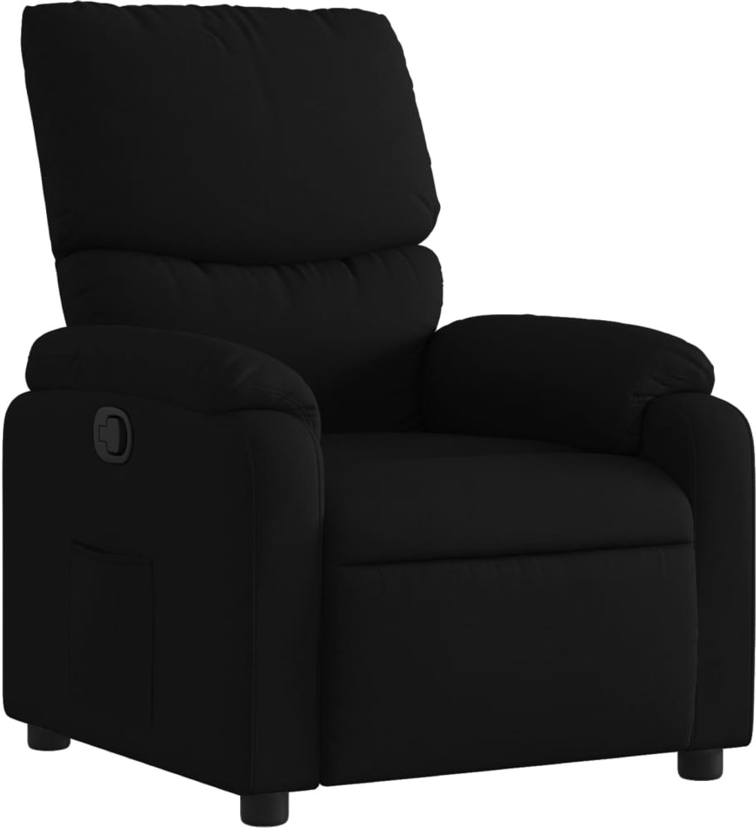 vidaXL Relaxfauteuil - Zwarte - Stof