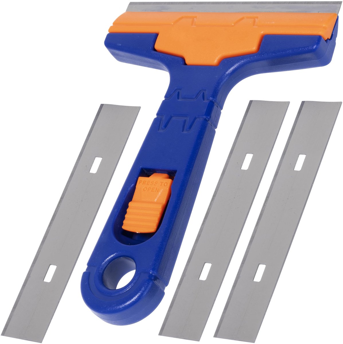 C68547 - Raamschraper - 4 Blades - 100 mm - Plastic Handvat