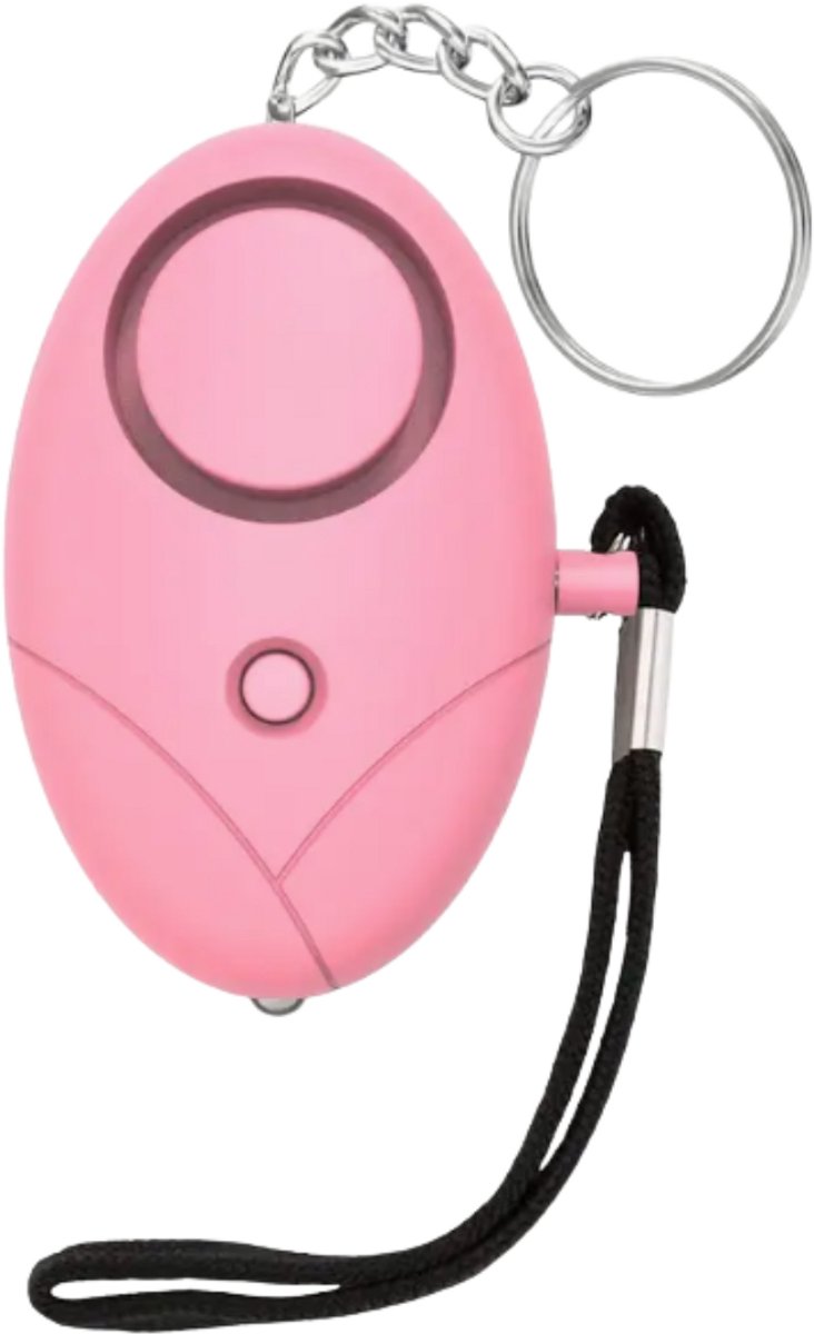 Sjtoer Persoonlijk Veiligheidsalarm met LED-Lamp – 130 dB Alarm Sleutelhanger – Bescherming voor Vrouwen & Meisjes – Handig Cadeau voor de Feestdagen - Origineel Sinterklaas of Kerstcadeau