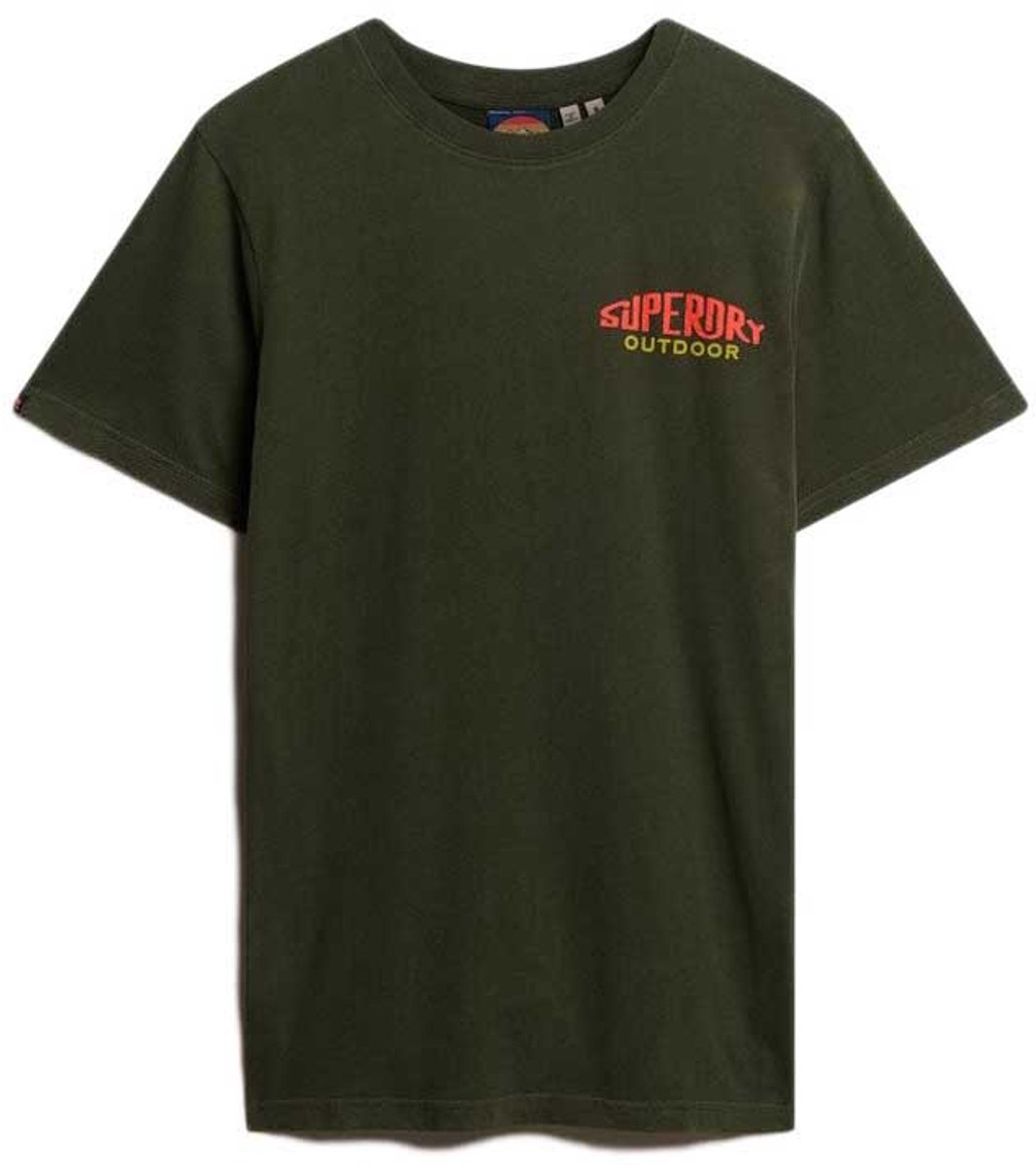 Superdry Mountain Relaxed T-shirt Heren T-shirts Groen