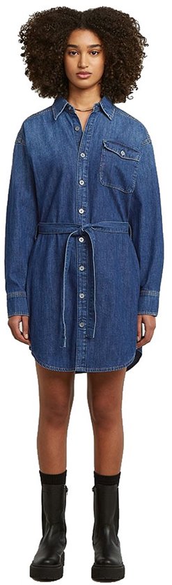 G-Star - Robe chemise ceinturée l\s wmn - Femme - Robes