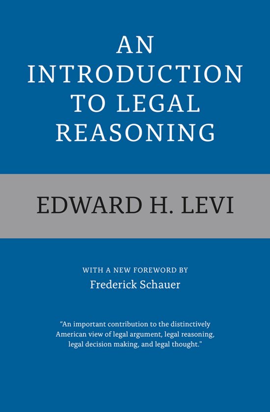 Introduction To Legal Reasoning - cover