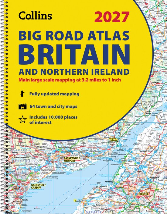 Collins Road Atlas- Collins Big Road Atlas Britain and North ... - cover