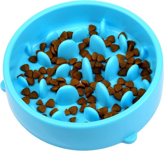 GOTFUN Roestvrijstalen Hondenvoerbak – 350 Ml, 2 Stuks, Met Antislip Rubberen Rand, Vaatwasserbestendig, Ideaal Voor Droog- En Natvoer
