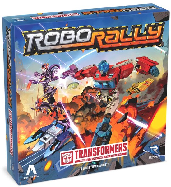 Foto: Robo rally transformers bordspel engelstalig renegade game studios
