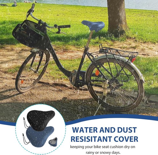 Paarse Waterdichte Fietszadelhoes – Elastische Regenhoes Voor De Meeste Fietszadels, Universele Bescherming Tegen Regen En Stof