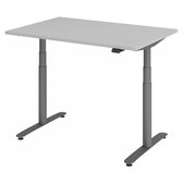 XLR 12G | 120 x 80 | Bureau réglable en hauteur électriquement - Grijs 120x80 Hauteur de table I réglable en hauteur électriquement