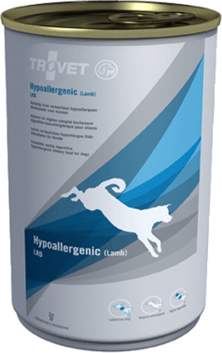 TROVET Hypoallergenic LRD (Lamb) Hond - 12 x 400 gr blikken