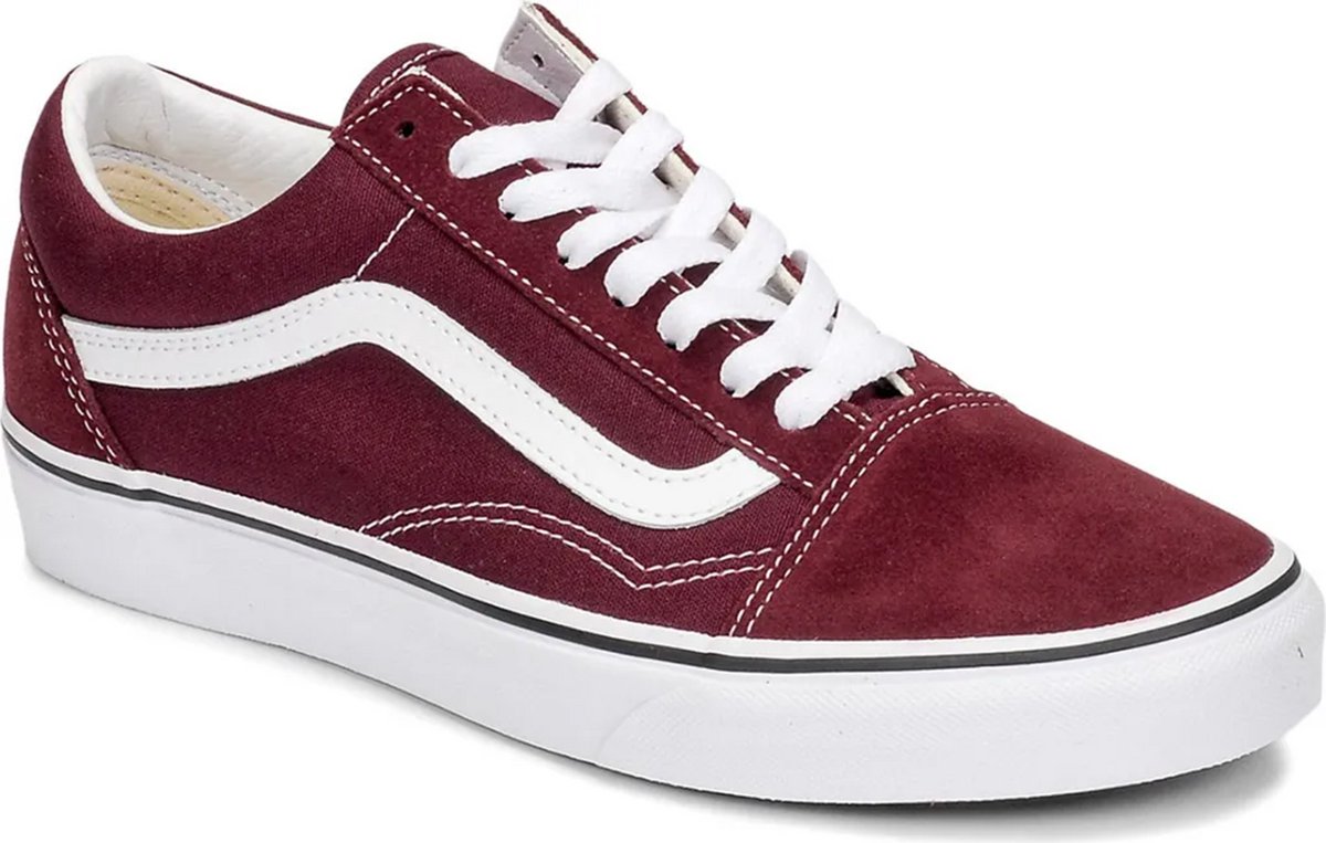 VANS Dames Brooklyn Ls Sneakers Schoenen Textiel VN000D7U4QU1 Port Royale Rood