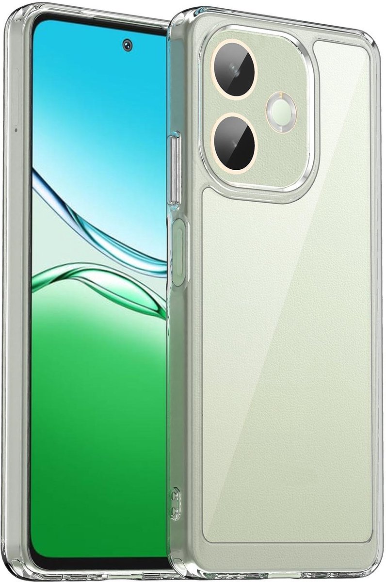 Hoesje geschikt voor Oppo A5 Pro - Phonesta Acrylic Hybrid Back Cover - Transparant