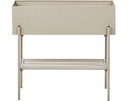 VINCA - Verhoogde plantenbak - Beige - Metaal