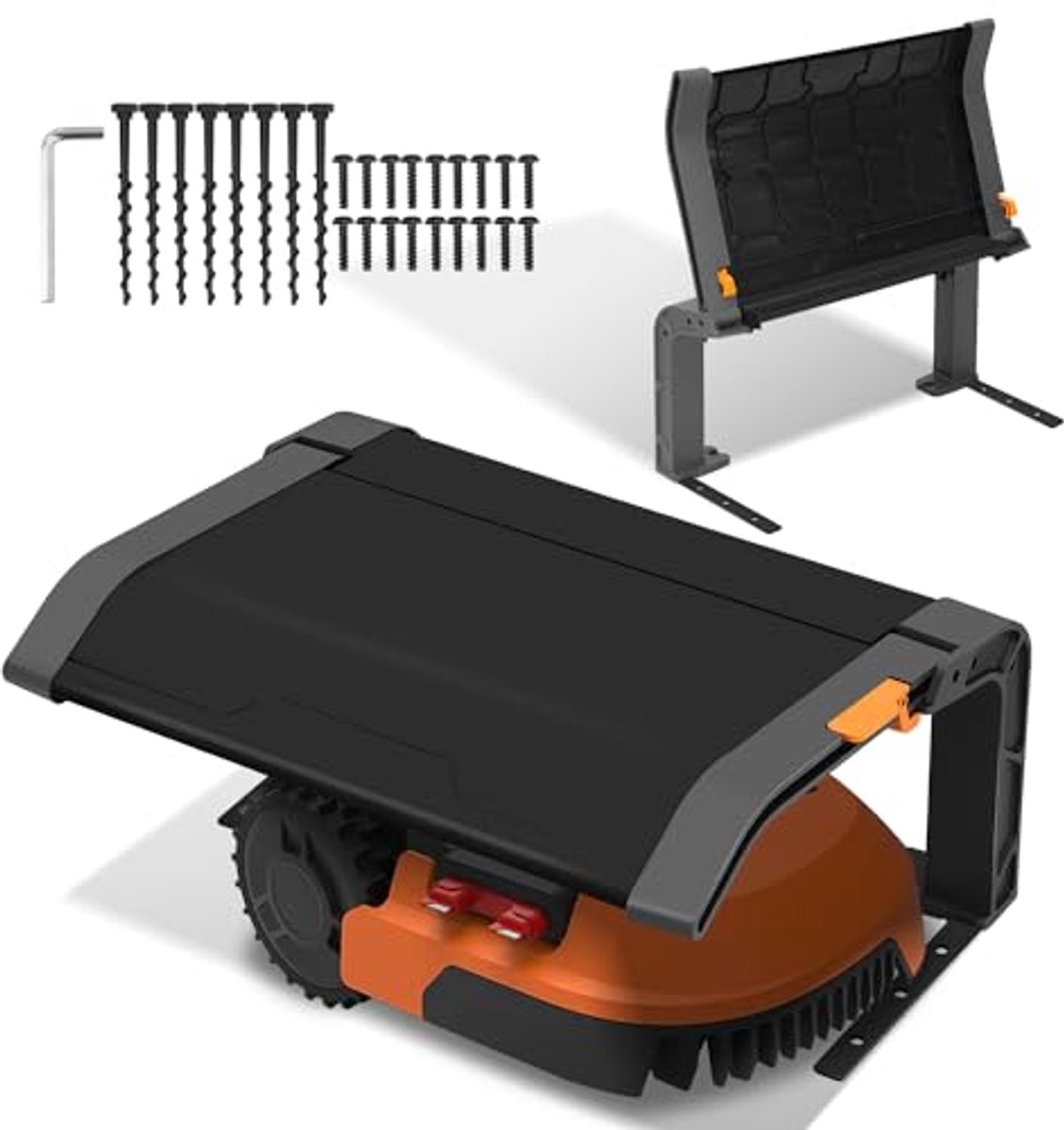 Inklapbare Overkapping voor Robotmaaier - Weerbestendig en UV-Beschermd - Inklapbare - €228,78