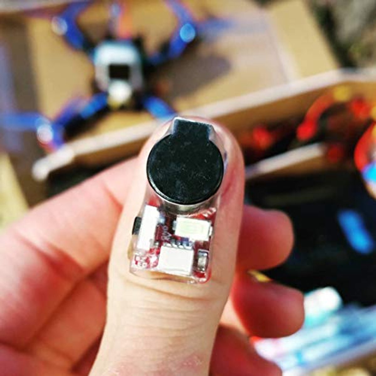 Verliesalarm voor Drones met 110dB Geluidsniveau en LED Flitser - Ideaal voor FPV Racing