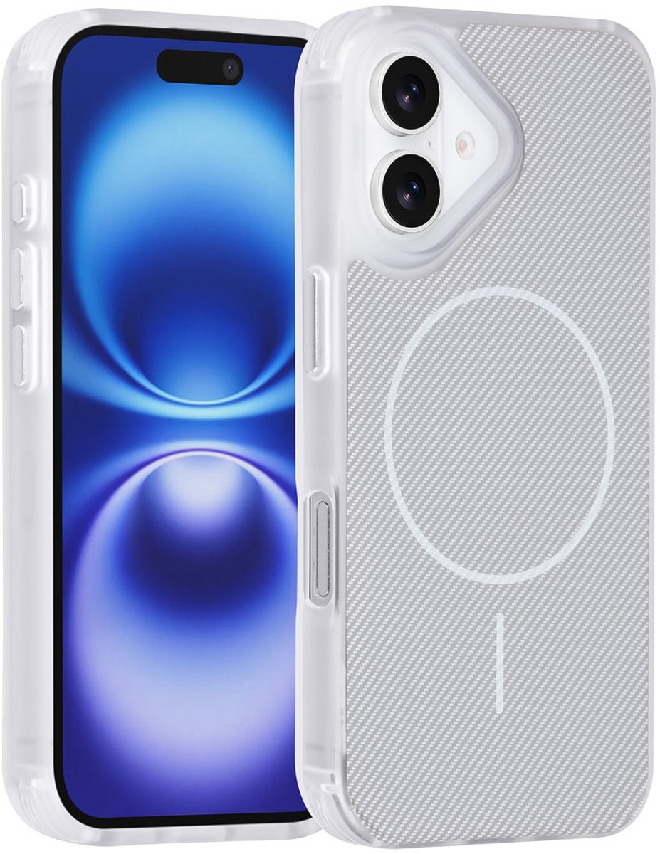 TUNIQ Back cover voor iPhone 17 - MagSafe - Antishock - Wit