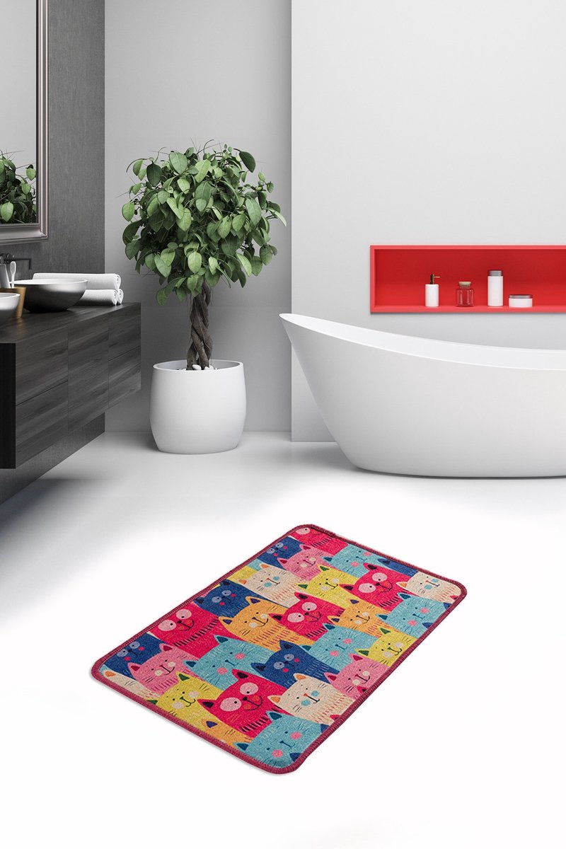 Asir - Badmat - 40 x 60 cm - Veelkleurig