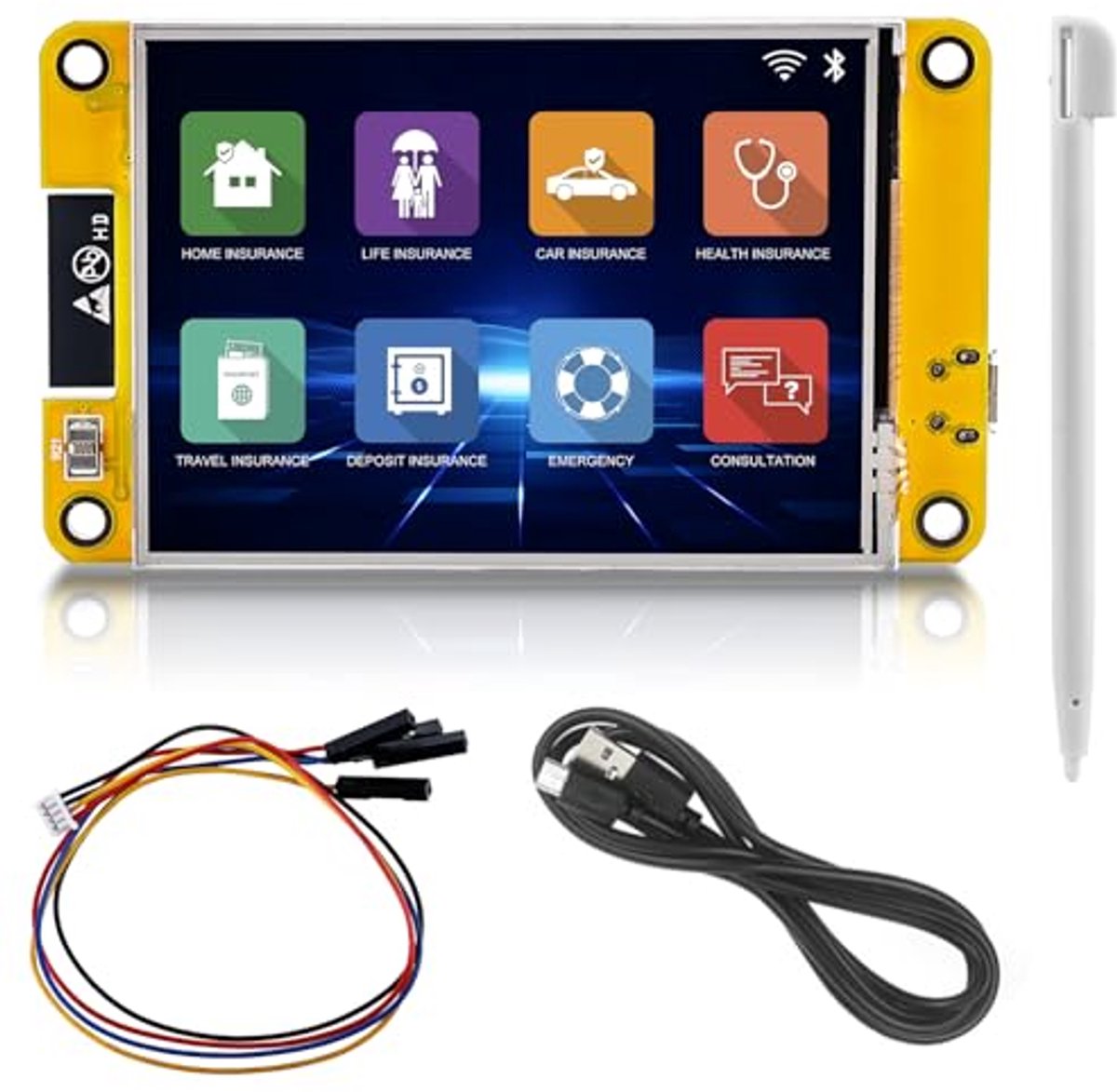 TFT touchscreen monitor 2.8 inch ontwikkelingsbord met WiFi en Bluetooth-module