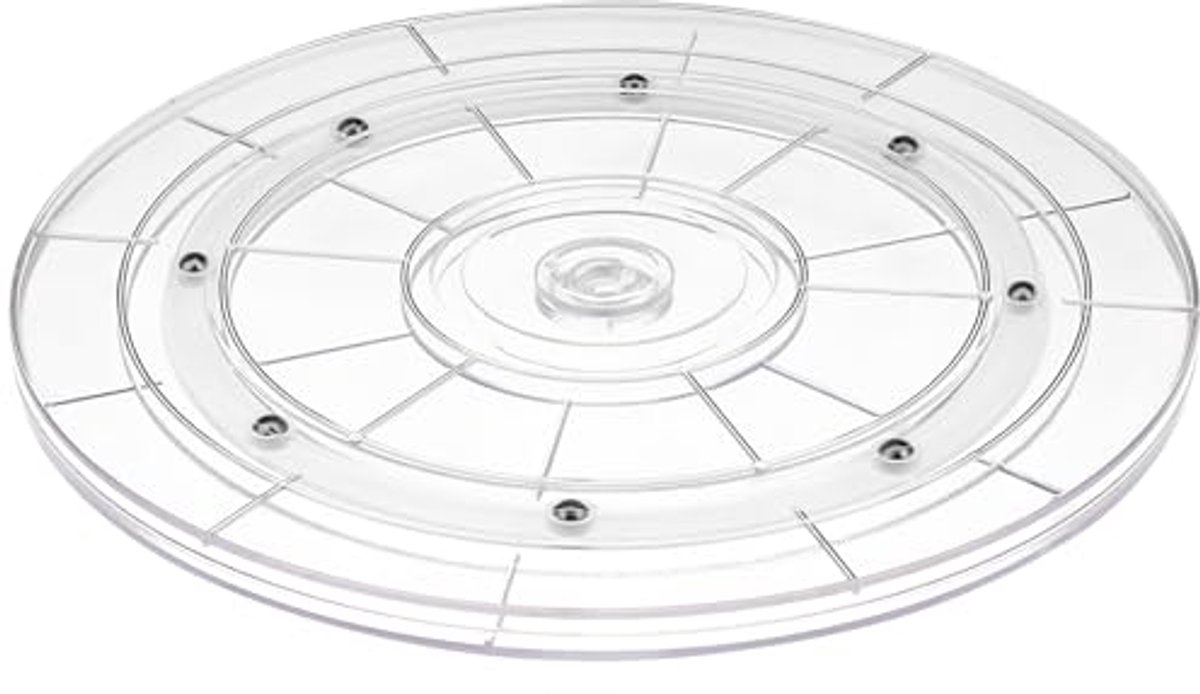 Draaitafel 10 Inch Acryl Lazy Susan - Multifunctionele Organiser voor Keuken en Decoratie