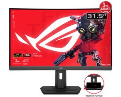 ASUS ROG Strix XG32WCS USB Type-C Gaming Monitor - QHD VA Curved - 180Hz - 1ms - FreeSync - 7,5W USB-C - 31.5 Inch