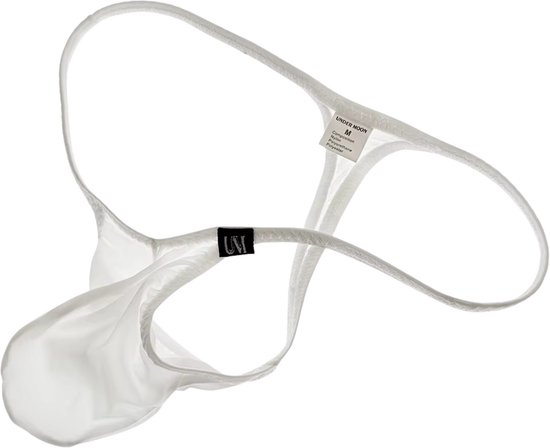 Heren String Wit - Dunne T String - Sexy Design - Mannen Onderbroek ...